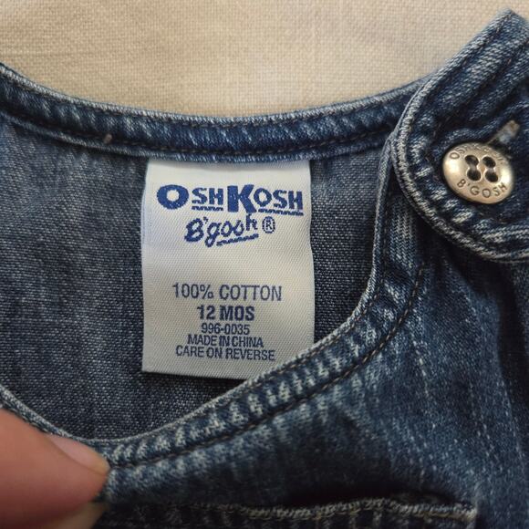 Vintage Oshkosh Mouse Embroidered Dress 12 months - Picture 3 of 6